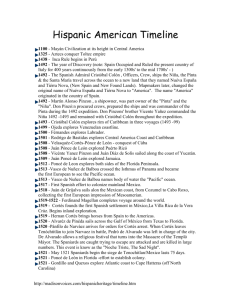 Hispanic American Timeline