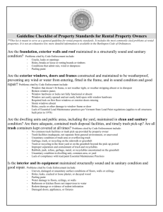 Rental Property Standards