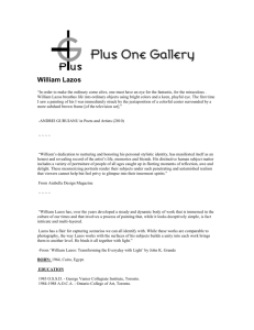 William Lazos - Plus One Gallery