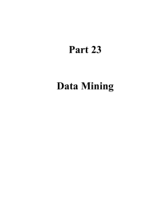 Part 23 - Data Mining - University of St. Thomas