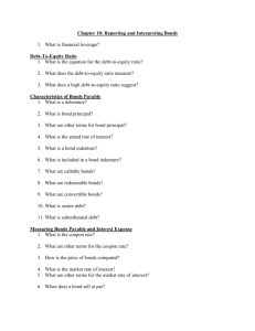 Chapter 10: Reporting and Interpreting Bonds