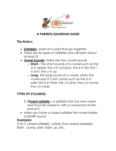 Parent Guide- Basics of Fundations