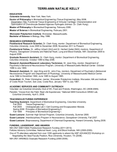 Curriculum Vitae - Biomedical Engineering