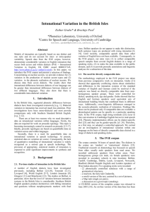 3. The IViE corpus - Phonetics Laboratory