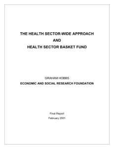 health sector basket fund