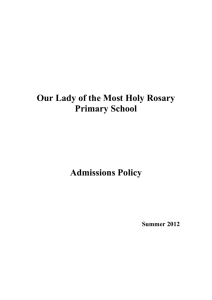 Our Lady of the Most Holy Rosary Primary School