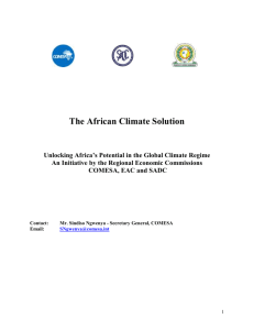 The African Climate Solution - Programme