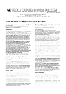 Week/Semana 35/2000 - World Health Organization
