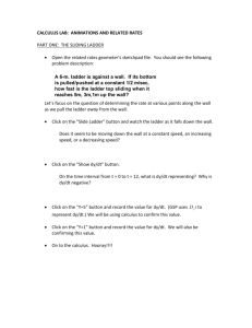 AP CALCULUS: RELATED RATES - Middletown Public Schools