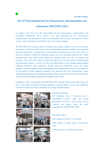 The 24th International Fair for Measurement, Instrumentation and