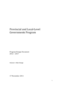 Provincial and Local Governments Program (Phase 2)