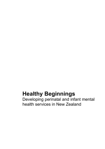 Healthy Beginnings: Developing perinatal and infant mental