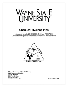 B. Chemical Hygiene Responsibilities