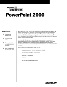 PowerPoint 2000