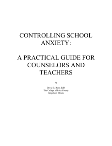 Counselor`s Handbook - the CLC Faculty and Staff Web Pages
