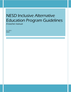 ALT Ed Program Guidelines May2011