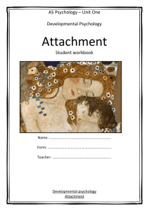 Attachment key words and concepts