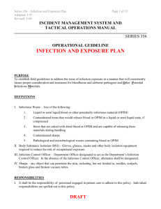 356 Infection Control Draft - Pierce County Fire Chiefs Association