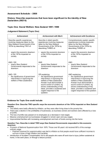 Level 1 History (90214) Assessment Schedule 2008