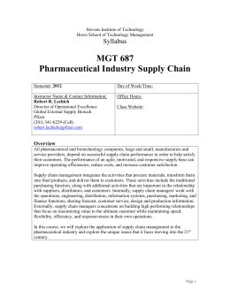 exercise of chapter 5 bookn supply chain chopra Chapter 5 contains a detailed explanation of a framework for facility decisions in a supply chain and chapter 6 examines how uncertainties in demand and financial factors impact on supply chain . exercise of chapter 5 bookn supply chain chopra Chapter 5 contains a detailed explanation of a framework for facility decisions in a supply chain and chapter 6 examines how uncertainties in demand and financial factors impact on supply chain .