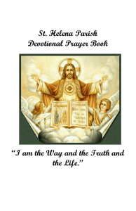 Weekly Prayer Booklet