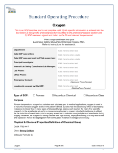 Oxygen - UCLA David Geffen School of Medicine Laboratory Safety
