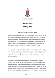International Nurses Day 2015