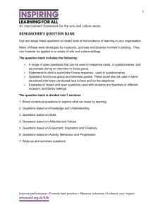 Research question bank