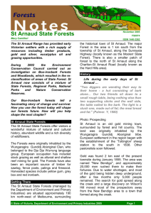 St Arnaud State Forests - Department of Environment, Land, Water