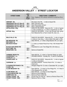 anderson valley -- street locator