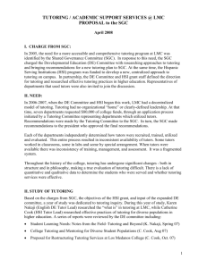 tutoring / academic support services @ lmc