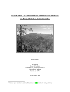 SFW Fire History report 2004-12 - Laboratory of Tree