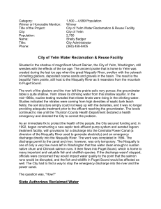 City of Yelm Water Reclamation & Reuse Facility