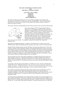 VHF, UHF AND MICROWAVE PROPAGATION