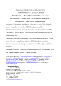 neuroacanthocytosis associated with a defect