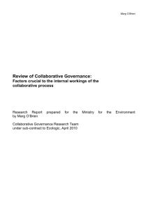 Review of Collaborative Governance_Literature Review