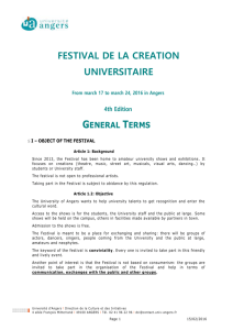 i – object of the festival