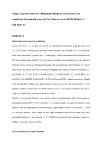 Table S1: Optimized parameters of the two-pool