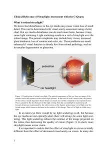 What is retinal straylight? - Nin