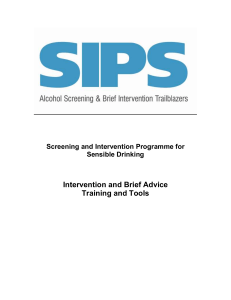 Screening and Intervention Programme for Sensible Drinking (SIPS)