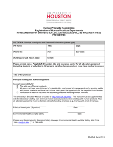 Human Products Registration form