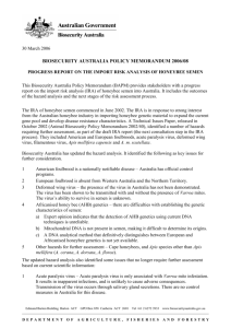 biosecurity australia policy memorandum 2006/08