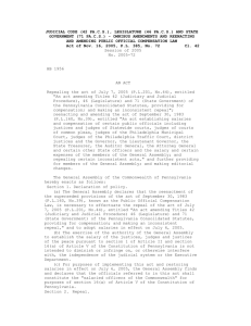 Act of Nov. 16, 2005,PL 385, No. 72 Cl. 42