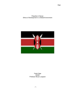The ancestry of Kenya`s modern population began over 1,000 years