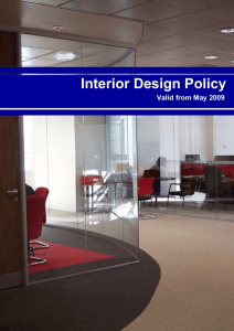 Interior Design Policy - University of Strathclyde