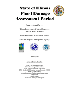 State of Illinois Flood Damage Assessment Packet, 2008 update