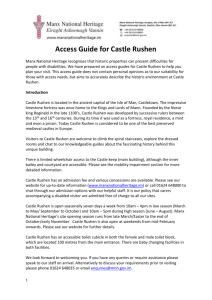 Castle Rushen Access Guide Doc