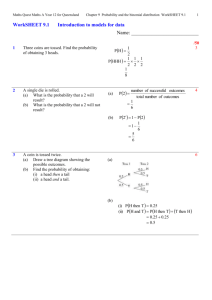 Worksheet 9.1