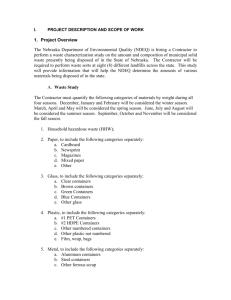 wast rfp scope of work