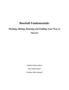 Baseball fundamentals